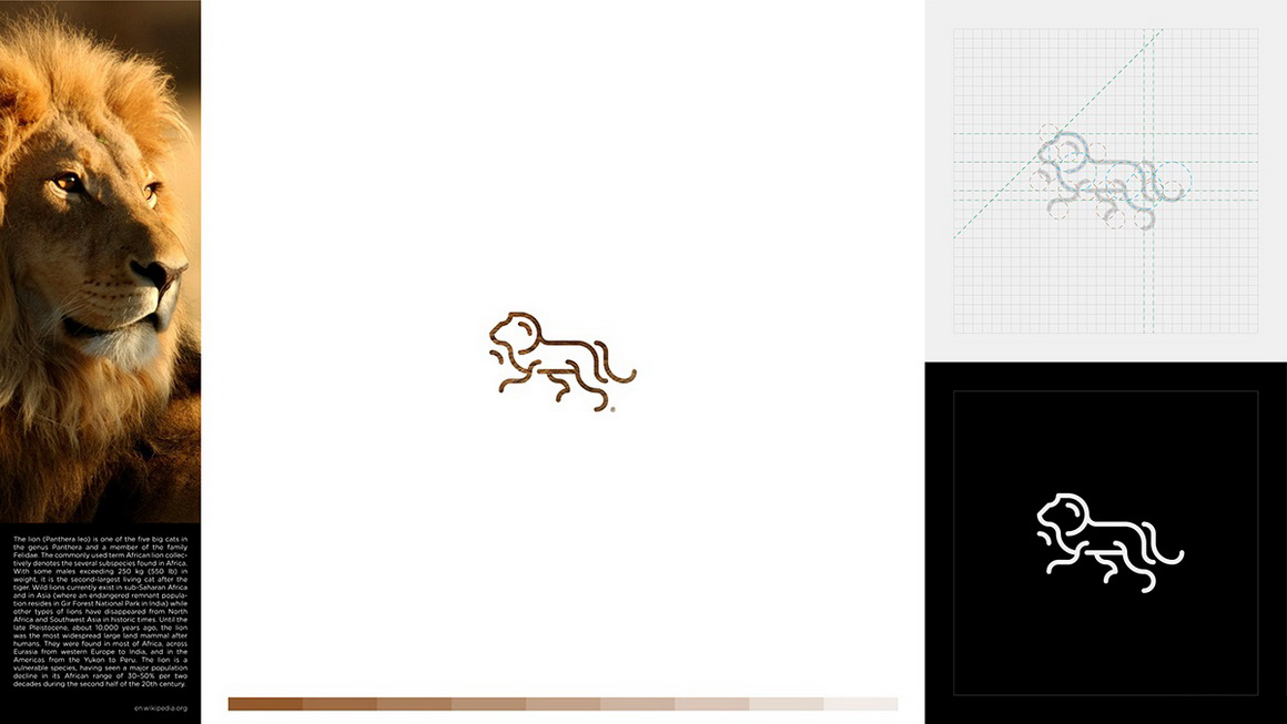 動物簡筆畫logo設(shè)計練習