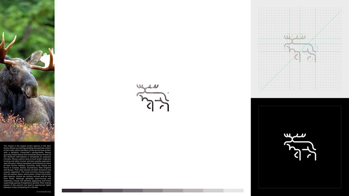 動物簡筆畫logo設(shè)計練習