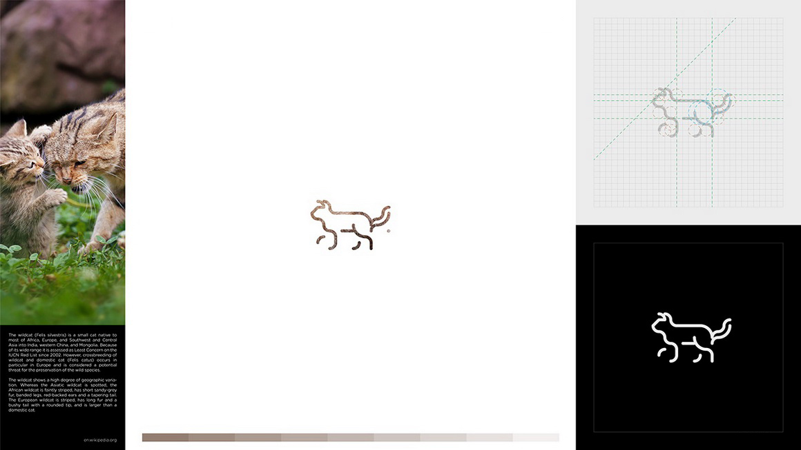 動物簡筆畫logo設(shè)計練習